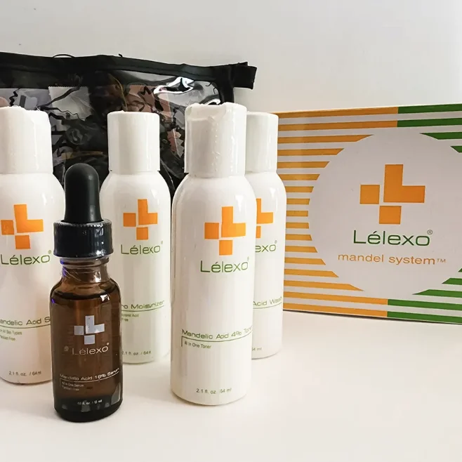 Lélexo Essential Kit — five-piece skincare set