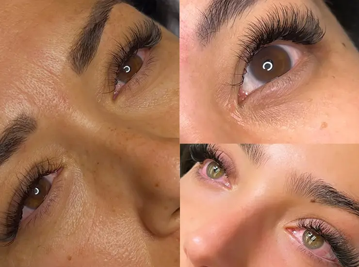 Brow and lash work by Browz By Vonne